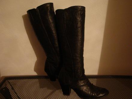 Kožené zimné čižmy, 36
