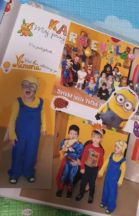 Mimoň karnevalová maska,