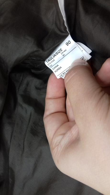 Peckova zimná bunda, benetton,98