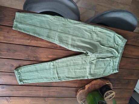 Bebe bavlnené krásne nohavice s vysokým pásom s, bebe,s