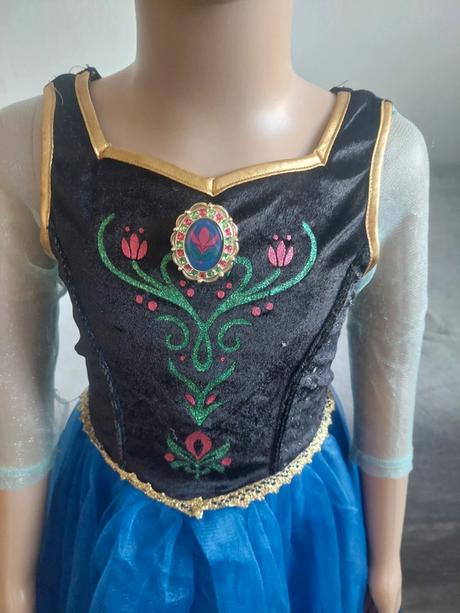 Anna frozen karnevalový komplet kostým veľ.98-104,