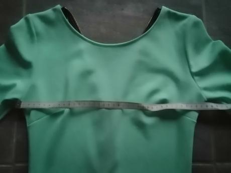 Mätové, jasnozelené šaty so zipsom, vxs-s, xs