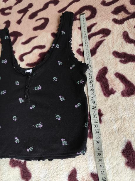 Priliehavé elastické crop tielko bershka, veľ. s,, bershka,s