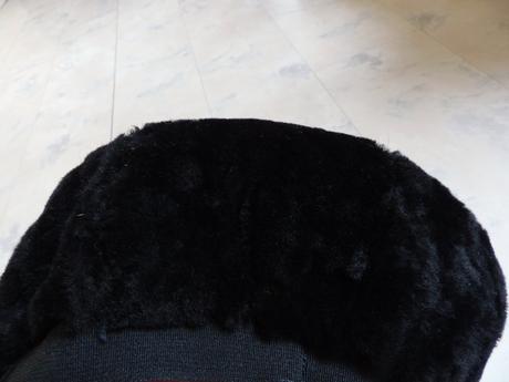 Kožušinová bareta strihaný baran, l