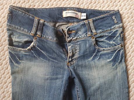 Trištvrťové riflové nohavice, 36