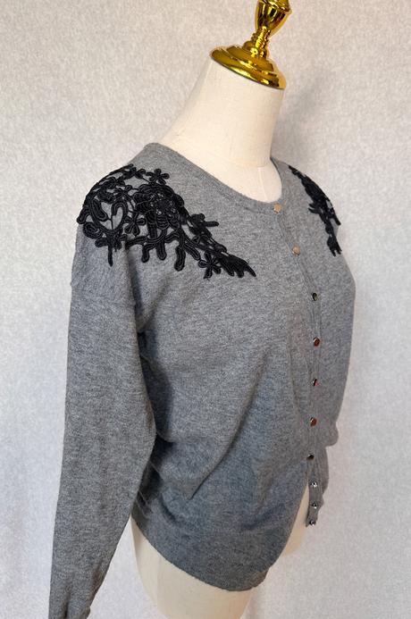 Mohito sveter s čipkovanými detailami, mohito,s