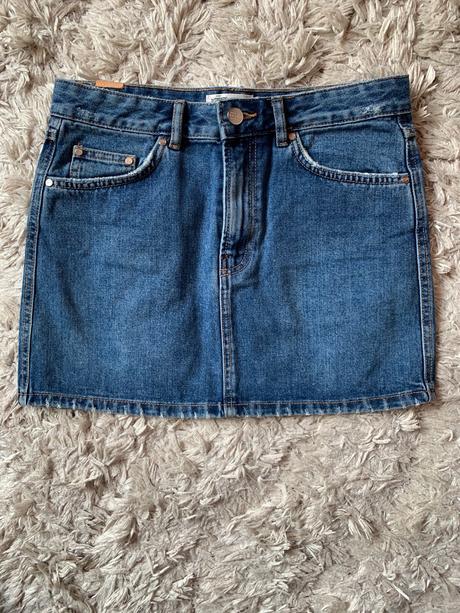 Denimová sukňa zara, zara,s