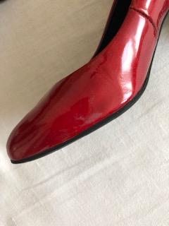 Červené lakované lodičky, 38