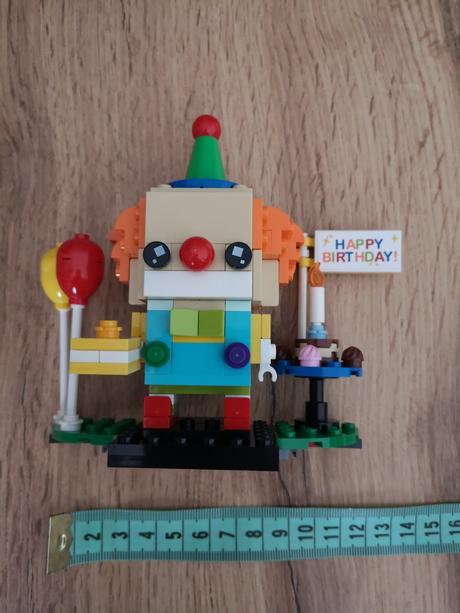 Lego brickheadz 40348 narodeninový klaun, 