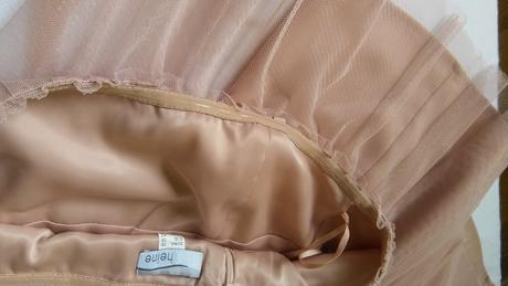 Krásne púdrové šaty 36/38, m