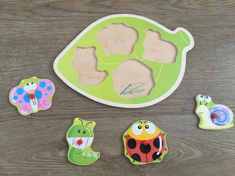 Drevená vkladačka,