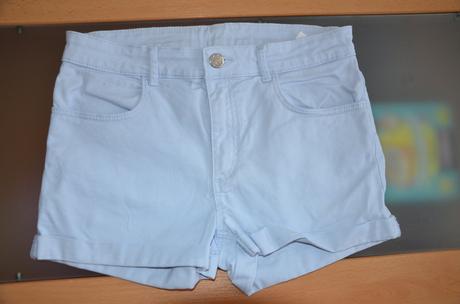 Šortky modré h&m - v.158, h&m,158