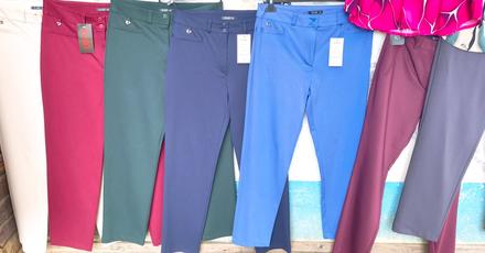 Dámske módne nohavice klasické, 34 - xxxl