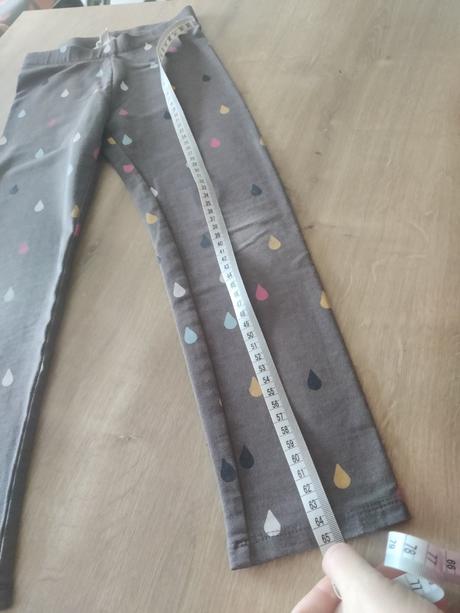 Zateplené legínky, h&m,116