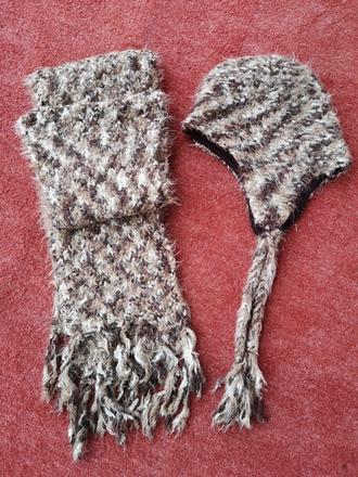 Steve madden dámký set čiapka a šál, 