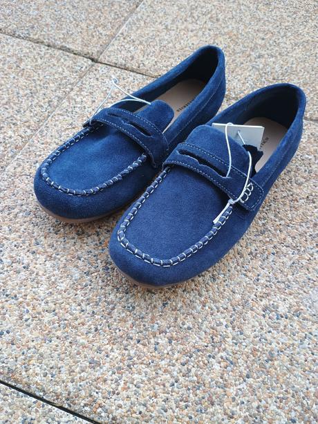 Predám mokasíny veľ 40 modré, reserved,40