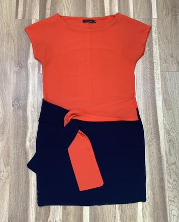 Modro-cervene saty lola lisa, 38