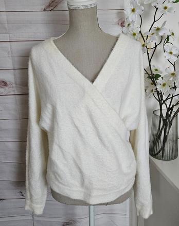 Krásny huňatý sveter, mohito,s