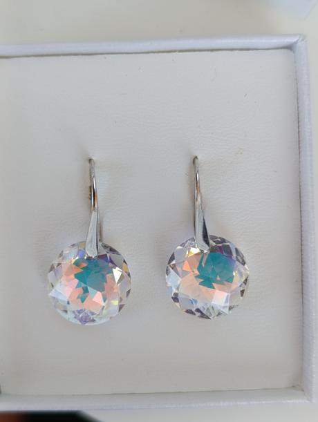 Náušnice swarovski,