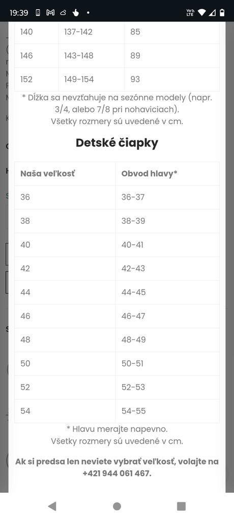 Čiapka mirau, mirau,46