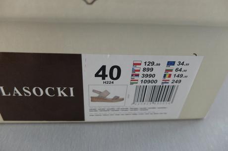 Kožené sandále 40, lasocki,40