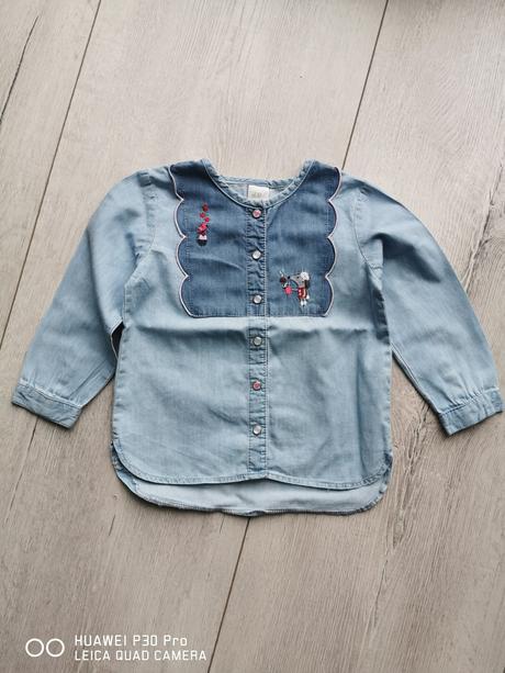 Rifľová košieľka, h&m,86