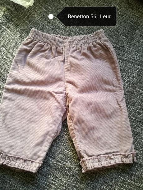 Benetton mencestrove nohavice, benetton,56