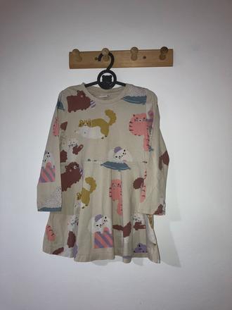 Tunika / šaty - mačky, lindex,104