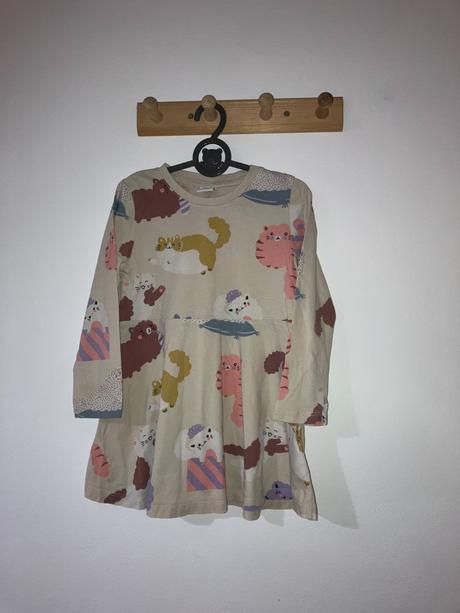 Tunika / šaty - mačky, lindex,104