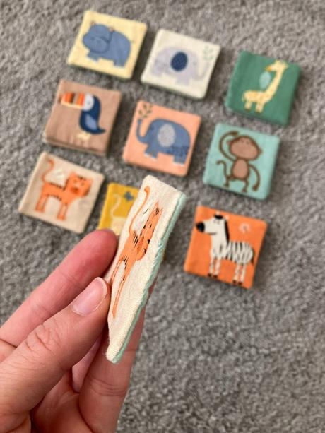 Látkové pexeso - zvieratká, 