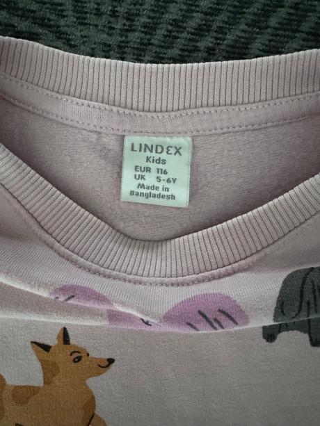 Šaty z úpletu so psíkmi, zn lindex, v. 116, lindex,116