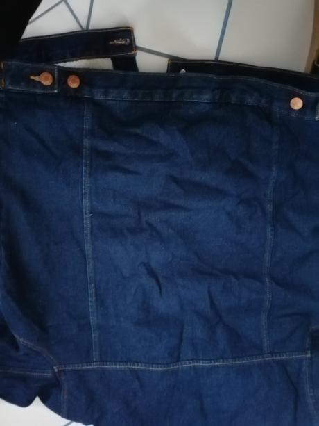 Dámska zateplene riflova bunda, l