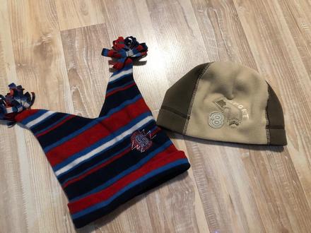 2 flisove čiapočky cena spolu, 86