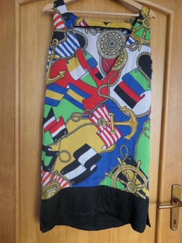 Love moschino luxusne letne damske saty vel. m/l, moschino,m