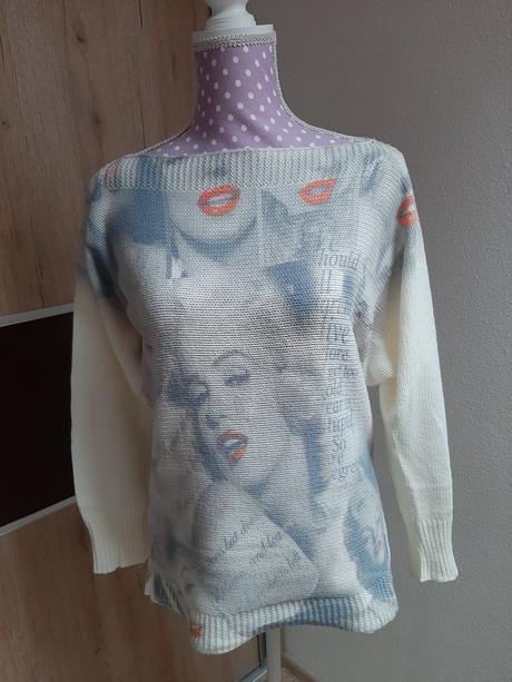 Darujem za poštovné - sveter marilyn monroe, m