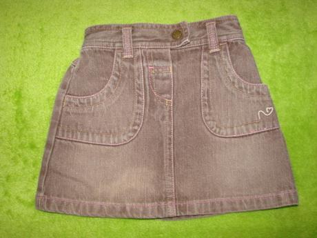 Hnedá riflová sukňa, next,86