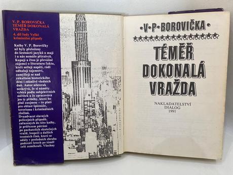 Kniha- téměř dokonalá vražda, 