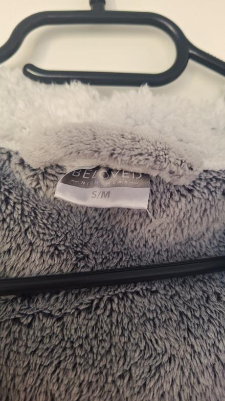 Teplý mäkučký župan s kapucňou veľ. s/m, m