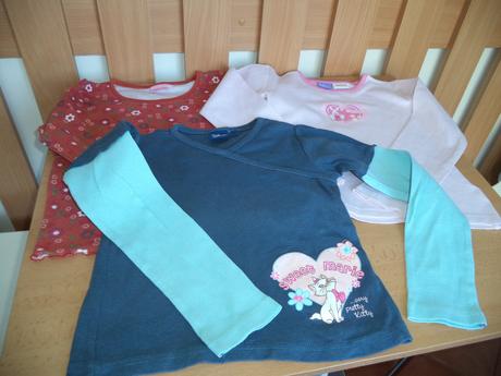 3 bavlnené tričenká na ponosenie, disney,116
