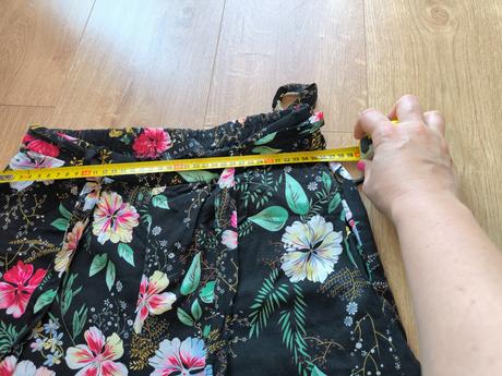 Amisu kvetinové ľahké nohavice, amisu,m