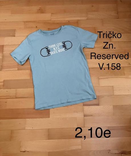 Tričko reserved, reserved,158