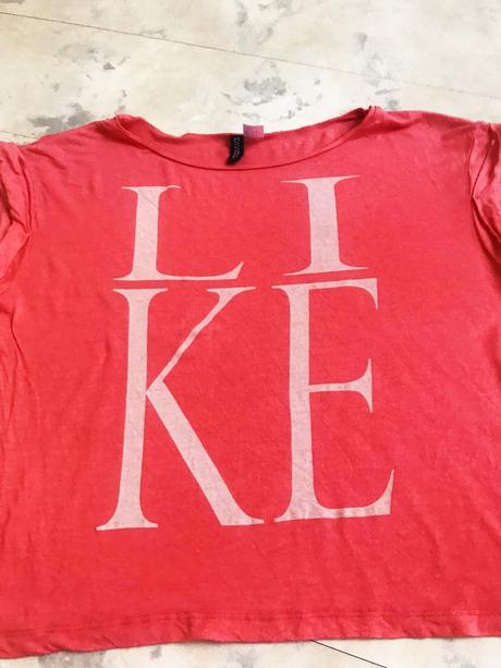 Tričko over size s/m, h&m,m