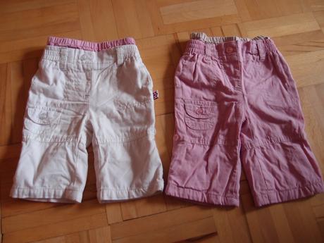 Zateplené nohavice aj ako roll-upky už len biele, 50