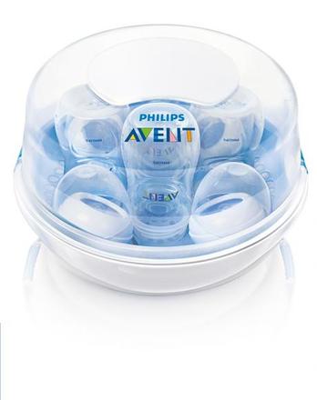 Parný sterilizátor do mikrovlnnej rúry, avent