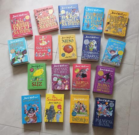 David walliams  - 18  kníh  dokopy, 