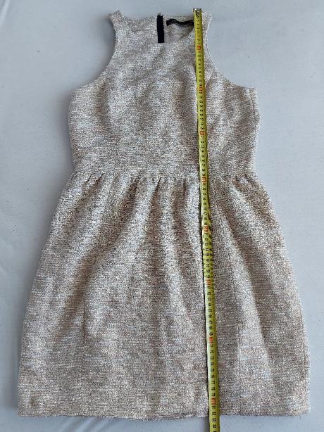 Zlatisté šaty zara, zara,m