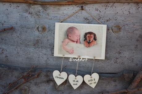 Fotka s údajmi o narodení, 