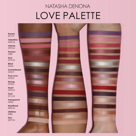 Natasa denona baby love palette mini paletka tieno,