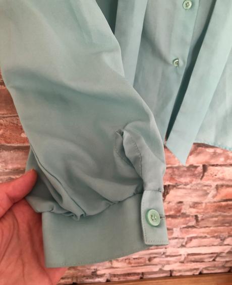 Zelená blúzka s mašľou, s/m, s