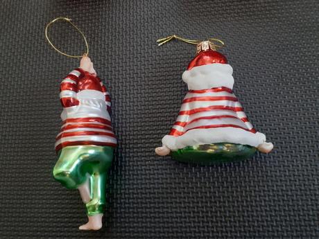 Vianočné ozdoby santa claus jogín, 